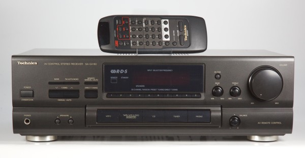 Technics SA-GX180 Stereo Receiver in schwarz