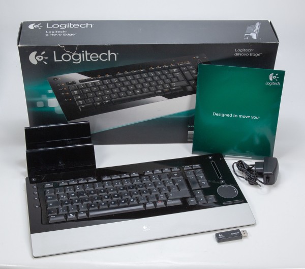 Logitech Tastatur diNovo Edge schnurlos Bluetooth (deutsches Tastaturlayout, QWERTZ)